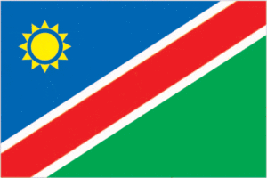 Landesflagge von Namibia