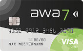 AWA7 Visa Kreditkarte